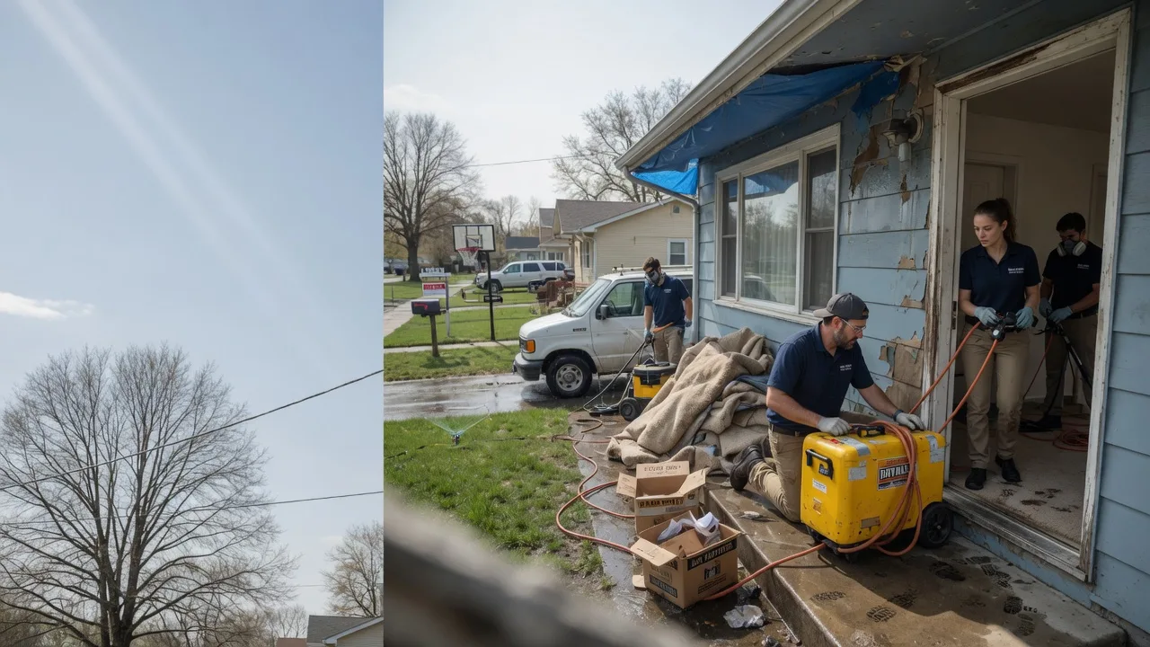 Basement Flood Cleanup in Queen City, MO near me